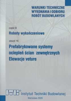 WTWIORB B16/2020 Prefabrykowane systemy ociepleń ścian zewnętrznych, Elewacje veture