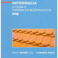 Sekocenbud IMB Informacja o cenach materiałów budowlanych 2 kwartał 2026; zeszyt 20/2026