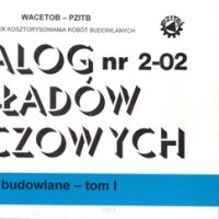 KNR 2-02 WAC Konstrukcje budowlane tom 1