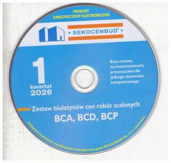CD Biuletyny scalone BCA, BCD, BCP 1 kwartał 2026