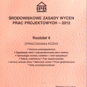 Środowiskowe Zasady Wycen Prac Projektowych - 2012 rozdz.8